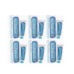 Marvis Toothpaste Aquatic Mint Net Wt 1,3 Oz/25 Ml, Pack Of 6. Fixed Price $18.00.