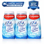 Colgate 2in1 Icy Blast Whitening Toothpaste Mouthwash 4.6oz 3 Pack. Fixed Price $22.99.
