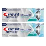 Crest 3d White Brilliance Toothpaste, Blast, Large Size 4.6 Oz (lot Of 2). Fixed Price $19.99.