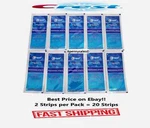 **crest Whitestrips 3d White No-slip Professional Effects 10 Pouches / 20 Strips. Fixed Price $34.99.