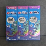 Crest Kid's Advanced Color Changing Bubble Gum Toothpaste 3 Pack 4.2 Oz. Fixed Price $10.00.