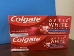 Colgate Optic White Stain Fighter 2 W/baking Soda, Clean Mint Toothpaste, 4.2 Oz. Fixed Price $9.99.