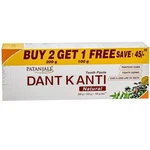 Patanjali Dant Kanti Natural Toothpaste Family Pack 200g+200g+100g. Fixed Price $25.00.