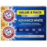 Arm & Hammer Dental Care Advance White Toothpaste, 7.2 Oz., 4 Pk. Free Shipping. Fixed Price $26.38.