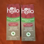 2 Pack Hello Fresh Watermelon Fluoride Toothpaste. Fixed Price $5.00.