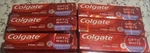 6x Colgate Optic White Advanced Whitening Toothpaste, Sparkling - 4.5 Oz. Fixed Price $33.99.