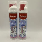 2 Pack Colgate Kids Unicorn Toothpaste Pump With Fluoride 4.4 Ounce Ages 6+. Fixed Price $10.50.