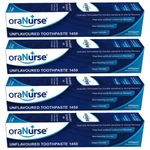 4 X Oranurse Unflavoured Toothpaste 50ml - Non-foaming Sls Free Exp 09/2029. Fixed Price $32.99.