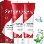 2pc Sp-10 Probiotic Whitening Toothpaste Fresh Breath, Deep Cleaning, Stain Re. Fixed Price $16.99.