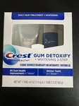 Crest Gum Detoxify Whitening 2 Step Fluoride Toothpaste 4.0oz & 2.3oz Exp 01/26. Fixed Price $14.99.
