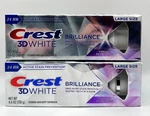 Crest 3d White Brilliance Vibrant Peppermint Toothpaste Large 4.6 Oz Lot Of 2. Fixed Price $9.99.