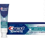 Crest 3d White Advanced Deep Clean Toothpaste 3.3oz Expires: Se 2028. Fixed Price $3.25.