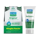 Smartmouth Original Zinc Activated Mouthwash Single Packs & Premium Anticavit.... Fixed Price $36.94.