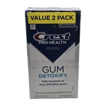 Crest Pro-health Gum Detoxify Fluoride Toothpaste Value Pack 2x 4.8oz Tube 11/27. Fixed Price $14.98.