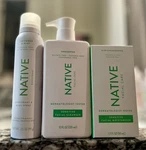 3x Native Bundle, Deodorant, And Facial Care. Fixed Price $34.00.