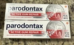 Lot Of 2 Parodontax Active Gum Repair Toothpaste Whitening 3.4 Oz 09/2025. Fixed Price $15.99.