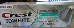 New In Box Crest 3d White Brilliance Blast Whitening Toothpaste 4.6 Oz. 09/2028. Fixed Price $9.74.