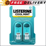 2-pack Listerine Pocketmist Cool Mint Oral Care Mist To Get Rid Of Bad Breath. Fixed Price $12.85.