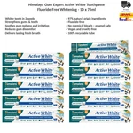 Himalaya Gum Expert Active White Gel Toothpaste Fluoride-free Whitening 10x75ml. Fixed Price $124.99.