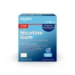 Amazon Basic Care Coated Nicotine Polacrilex Gum 4 Mg, Ice Mint Flavor, Stop .... Fixed Price $58.23.