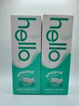 Lot Of 2 Hello Whipped Fluoride Toothpaste - Peppermint Stick Flavor 4oz Ea. Fixed Price $13.90.