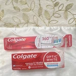 Colgate Optic White Advanced Sparkling Toothpaste & Toothbrush Mint Combo. Fixed Price $17.98.