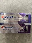Lot Of 2 Crest 3d White Brilliance Toothpaste Luminous Purple 4.6 Oz Exp 01/27. Fixed Price $18.99.