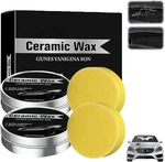 2pcs Titanium Ceramic Wax Cream For Cars,2025 Strong Protection Car Coating Poli. Fixed Price $23.90.