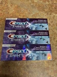 Crest Toothpaste 3 Oz 3d White Arctic Fresh - Three Pack 06/24 New. Fixed Price $26.60.