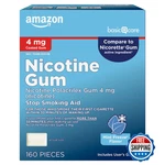 Amazon Basic Care Nicotine Polacrilex Gum 4 Mg, Ice Mint, Stop Smoking Aid. Fixed Price $58.93.
