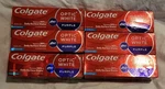 6 Colgate Optic White Purple Fresh Mint Toothpaste 4.2oz -exp: 7/27. Fixed Price $29.99.