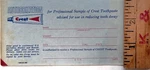 Vintage 1960 Crest Toothpaste Advertisement Coupon Sample Proctor & Gamble Rare. Fixed Price $12.00.