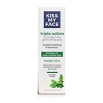 Kiss My Face Triple Action Herbal Mint Paste Fluoride Free Gel Toothpaste 4.1oz. Fixed Price $9.60.