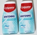 Set Of 2 Colgate Whitening In 1 Liquid Gel Toothpaste Crystal Mint 4.6 Oz. Fixed Price $12.99.