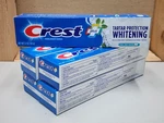 Lot Of 5 Crest Plus Tartar Protection Whitening Toothpaste Cool Mint 5.7oz. Fixed Price $25.00.