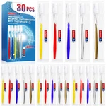 Navona 30 Pcs Disposable 1 Count (pack Of 30), Yellow,blue,red,silver,gold. Fixed Price $17.99.