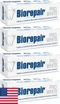 Biorepair Pro White Whitening Toothpaste Microrepair 4 Pack 75ml Italian Import. Fixed Price $61.46.
