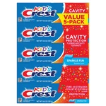 Crest Kid's Toothpaste, Sparkle Fun, 4.6 Oz., 5 Pk. Fixed Price $15.37.