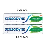 Sensodyne Sensitivity Toothpaste Sensitive Teeth Fresh Mint Flavor 2.6 Oz Pack 2. Fixed Price $12.53.