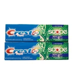 2x Crest Complete Plus Scope + Whitening Outlast Toothpaste Mint 4.oz Exp: Aug25. Fixed Price $12.99.