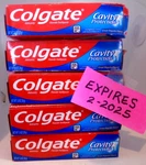 Colgate Cavity Protection Toothpaste Regular Flavor 1oz Travel Size 5-pack. Fixed Price $8.99.