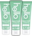 3-pack Hello Super Fresh Fluoride Free Toothpaste Natural Spearmint 4.7 Oz. Fixed Price $23.53.