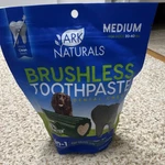 Ark Naturals Brushless Toothpaste Dental Chew Medium Adult Dog 8oz Plaque Odor. Fixed Price $26.97.