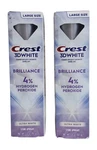 New 2 Crest 3d White Brilliance Whiter Teeth Toothpaste Ultra White, 3.8 Oz. Fixed Price $18.95.