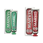 Marvis Classic Strong Mint And Cinnamon Toothpaste Set 3.8 Oz. Fixed Price $34.91.