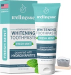 Wellnesse Whitening Hydroxyapatite Toothpaste With Xylitol, Natural Fluoride-fre. Fixed Price $31.95.
