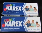 2 Kinder Karex Toothpaste Hydroxyapatite Fluoride Free 2.3 Oz Each Children. Fixed Price $8.00.