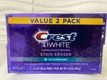 Crest 3d White Whitening Toothpaste, Icy Clean Mint, 3.5 Oz, 2 Pack. Fixed Price $6.50.