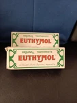 2 Packs Of Euthymol Original Toothpaste 3.7 Oz / 106 G - New In Box Exp 11/2027. Fixed Price $9.00.