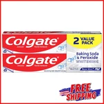 Baking Soda Peroxide Whitening Toothpaste 2 Pack Removes Teeth Stains Brisk Mint. Fixed Price $16.71.